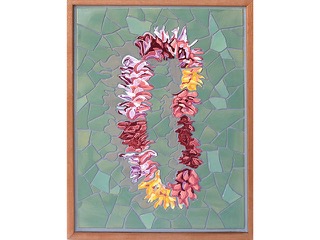 Pink Plumeria Mix Lei by Leah  Rigg