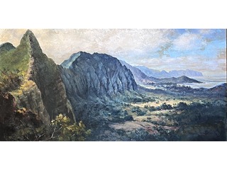 The Pali & Windward Coast by Hajime Okuda (1906-1992)