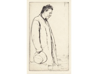Man in a Coat by William Auerbach-Levy