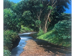 Manoa Stream by Patrick Doell
