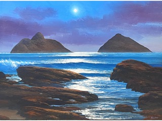 Night in Lanikai by Patrick Doell