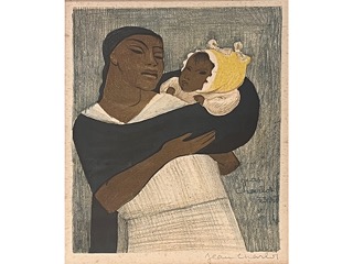 Mother and Child by Jean  Charlot (1898-1979)