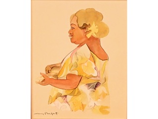 Untitled Woman by Guy  Buffet (1943-2023)