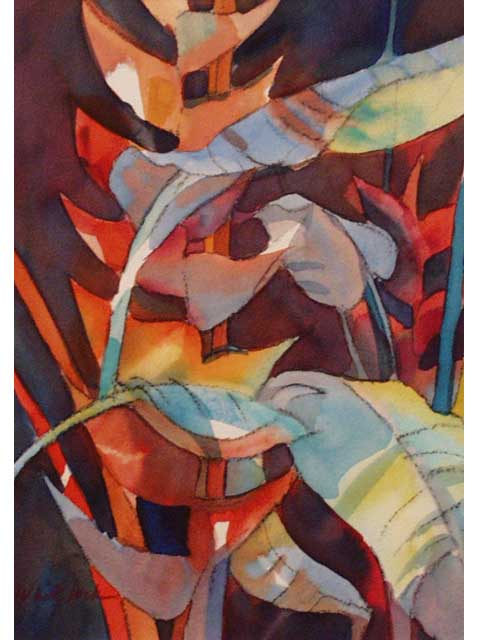 Heliconia Design 1 by Roger Whitlock