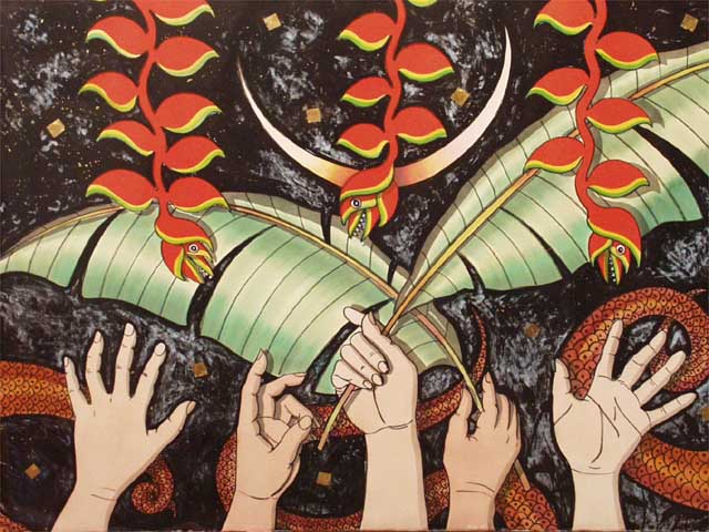 Waving Palms by Cora Yee