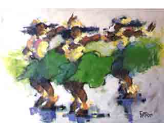 Hauoli Keiki Hula by Alfred Furtado (1931-2012)