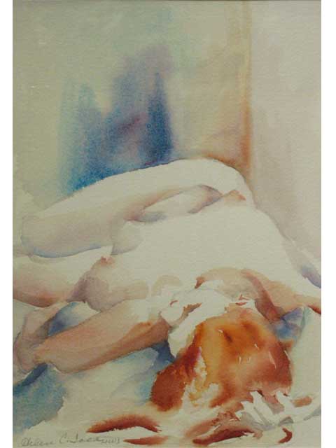 Reclining by Helen Iaea