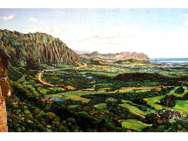 Pali Lookout by Lynne Boyer
