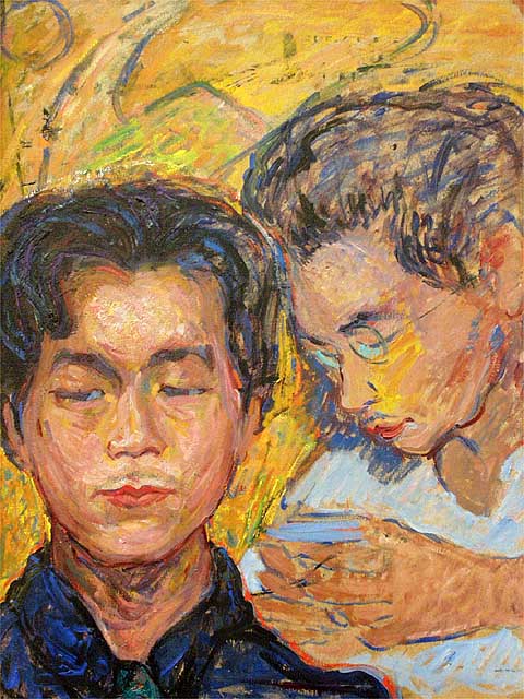Two Impressions of Isami Doi by Madge Tennent (1889-1972)