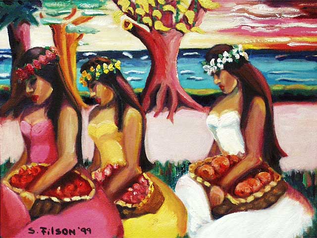 Sunset Wahine by Sidney Filson