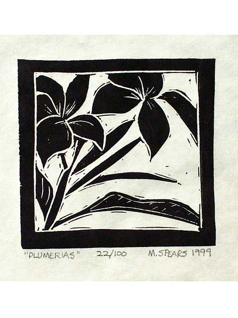 Plumerias by Mary Spears
