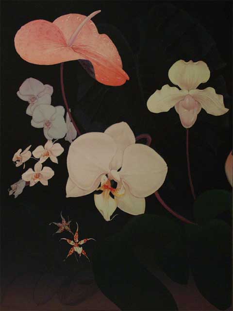 Hawaiian Diptych I 140/150 lft. 130/150 rt. by Ken Bushnell (1933-2020)