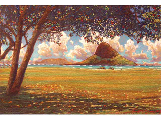 Mokolii Island From The Park by Russell Lowrey