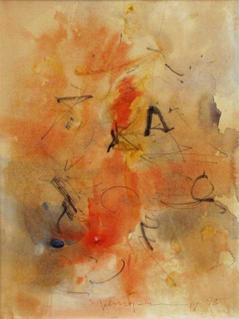 Fire Dance 2 by John Young (1909-1997)