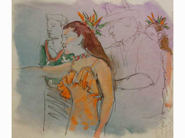 Merry Monarch, Ray Fonseca's Wahine, Dressing Room by Lynn Matsuoka