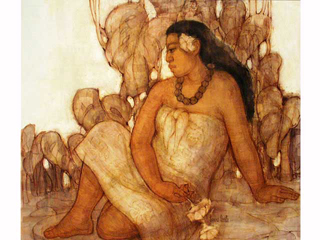 In Repose by Lynne Smith (1922-2008)