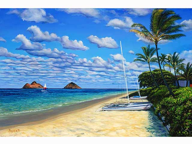 Lanikai Breeze by Lynne Boyer