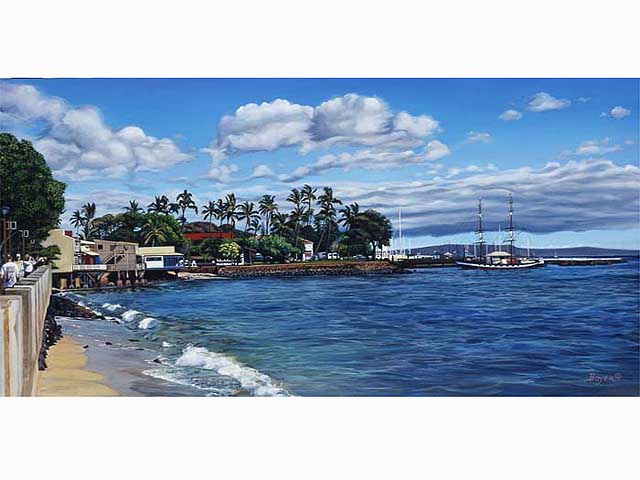 Lahaina Waterfront  by Lynne Boyer