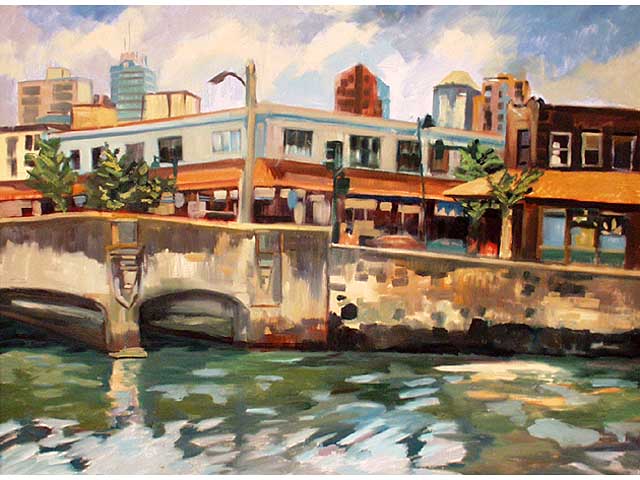 River & King Street by Mark  Brown
