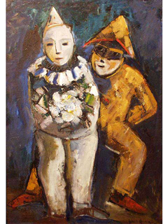 Circus Clowns #85 by John Young (1909-1997)