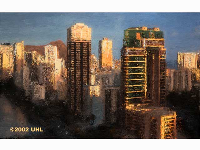 Ala Wai Eve  by Phil Uhl