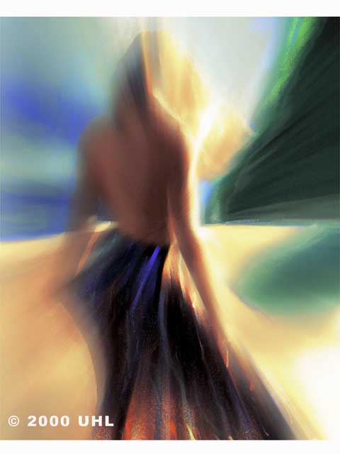 On the Beach by Phil Uhl