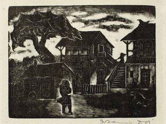 Chinatown by Isami Doi (1903-1965)