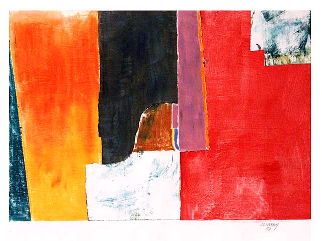 Mono Print #2 by Jim Growney