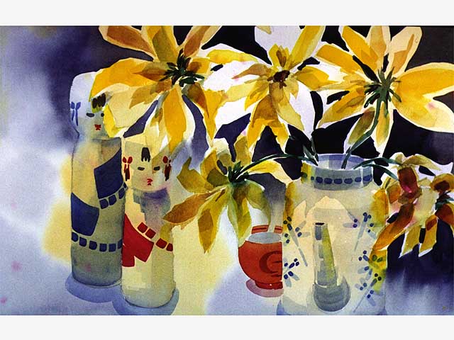 Sunday Stroll by Haunani K.M. Bush (1961-2022)