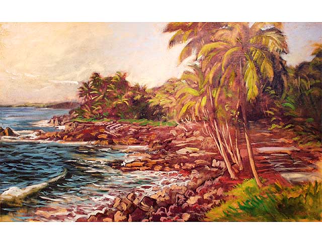 Morning on the Puna Coast by Arthur Johnsen (1952-2015)
