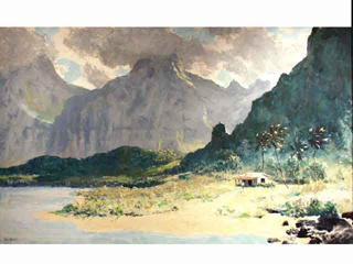 Hawaiian Fantasy--Punaluu by Peter  Hayward (1905-1993)