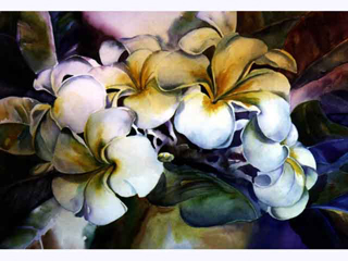 Singapore Plumeria by Haunani K.M. Bush (1961-2022)
