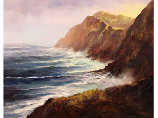 The Lookout- Sunset by Michael Powell