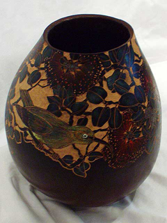 Endangered Native Hawaiian Birds by Kathleen Kam (View 3)