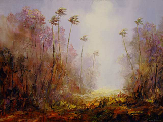 Jacarandas & Palms by Michael Powell
