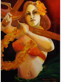 Dancing with the Pu'ili by Haunani K.M. Bush (1961-2022)