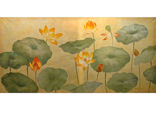 Saffron Lotus by Noe Tanigawa