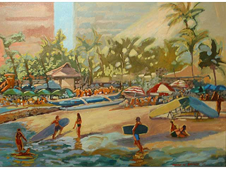 Waikiki Shore by Mark  Brown