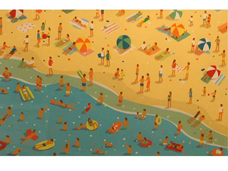 Bathers #2 by Mari Sakamoto