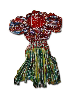 Muumuu with Grass Skirt by Bernard  Moriaz