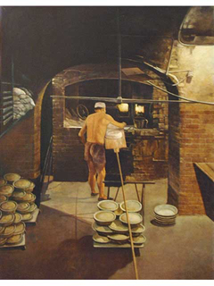Brick Oven by Gary Reed (1948-2015)