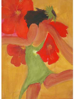 Kahala Blossoms II by Mapuana Schneider