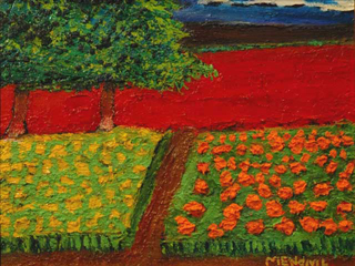Red Fields #1 by Anthony  Mendivil