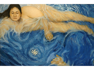 Floating Flower by Chris Campbell