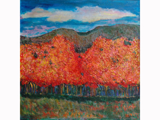 Orange Trees by Anthony  Mendivil