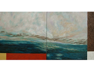 Custom - Kaona (diptych) by Mark Kadota