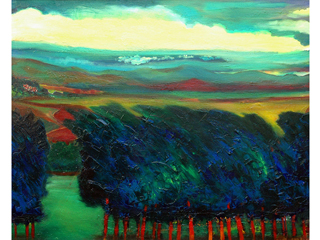 The Blue Trees by Anthony  Mendivil