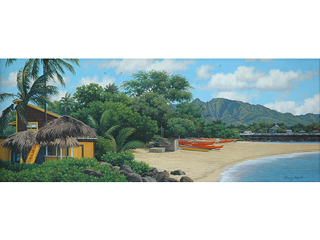 Haleiwa by Gary Reed (1948-2015)