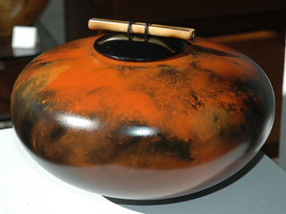 Volcanic Pottery Pit Fire by Alan Schwartz