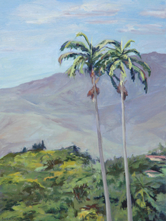 Aiea Palms (King Kamehameha Sacred Bath) by Sharon Sussman